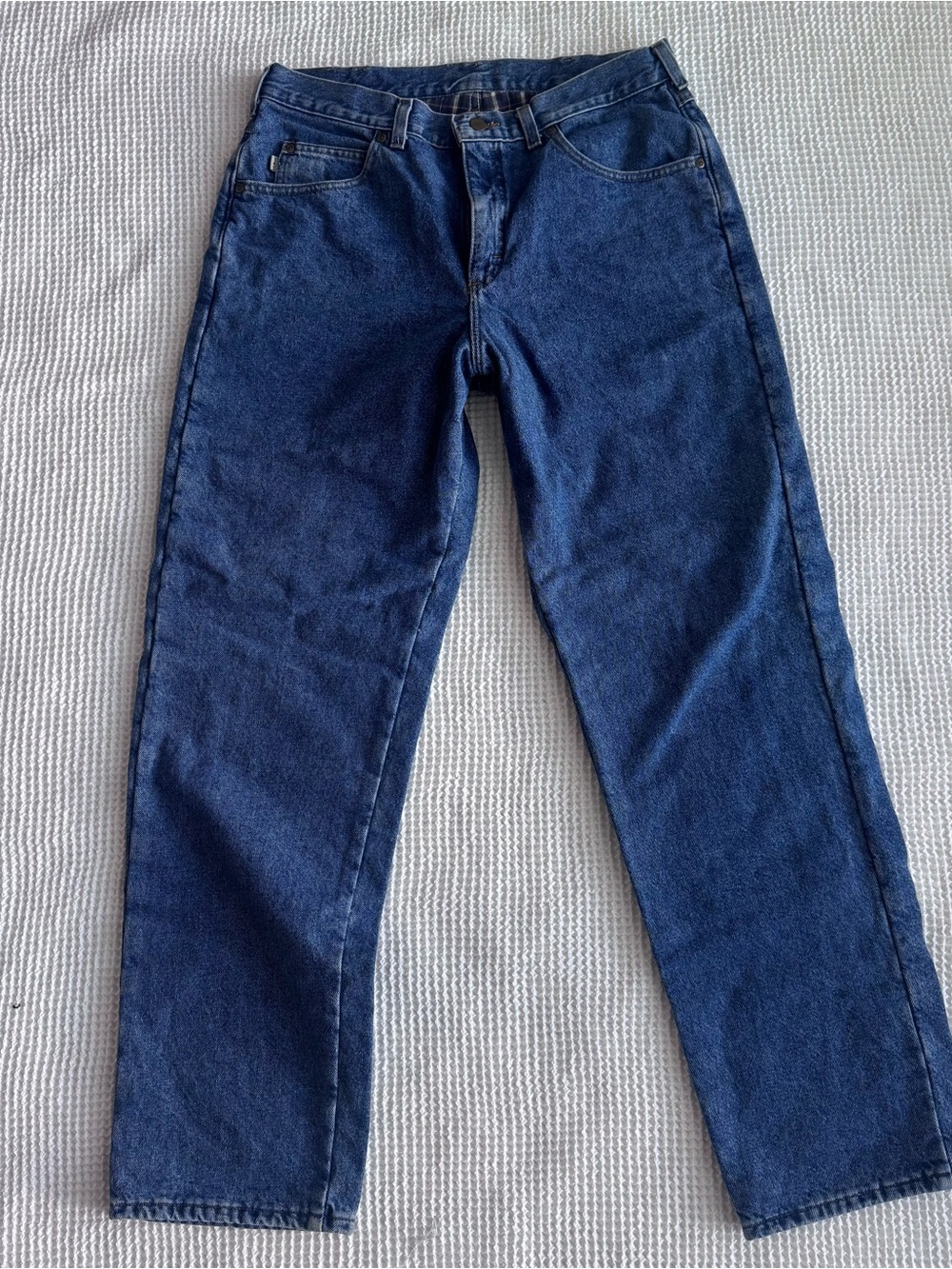VINTAGE L.L Bean Double L Flannel Lined Jeans - Picture 4 of 14